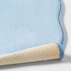 Scalloped Machine Washable Cushion Foam Bath Rug - Room Essentials™ - 4 of 4