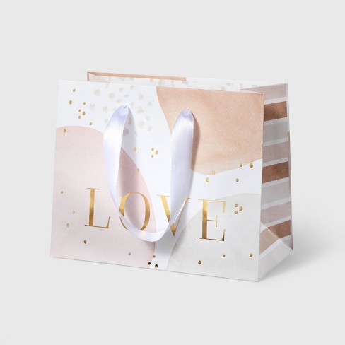 Love Shapes X-small Wedding Gift Bag - Spritz™ : Target