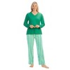 Collections Etc Striped 2-pc Pj Set - 2 of 4