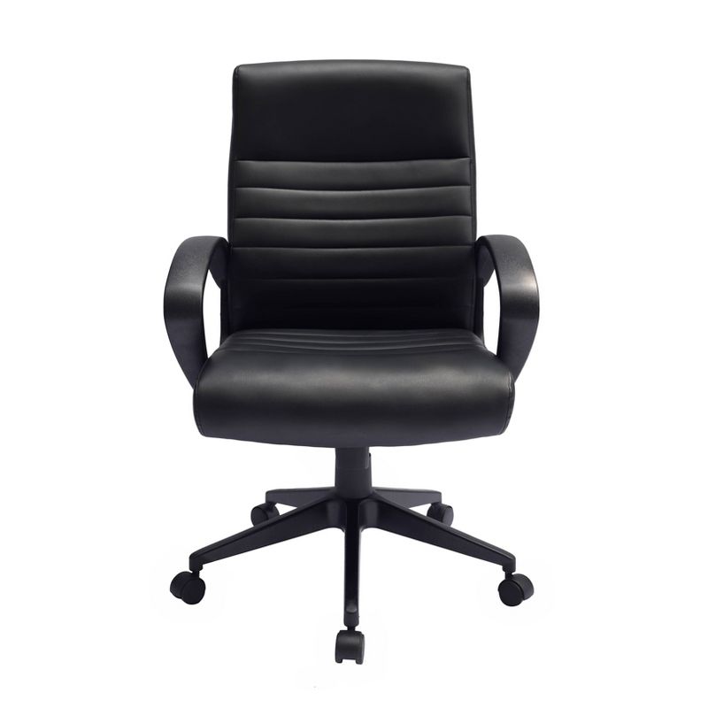 Ribbed Back Task Chair Black - Boss Office Products, 3 of 9