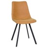 LeisureMod Ravenna 7-Piece Dining Set, 1 X-Shape Base Table 6 Dining Chairs - 3 of 4