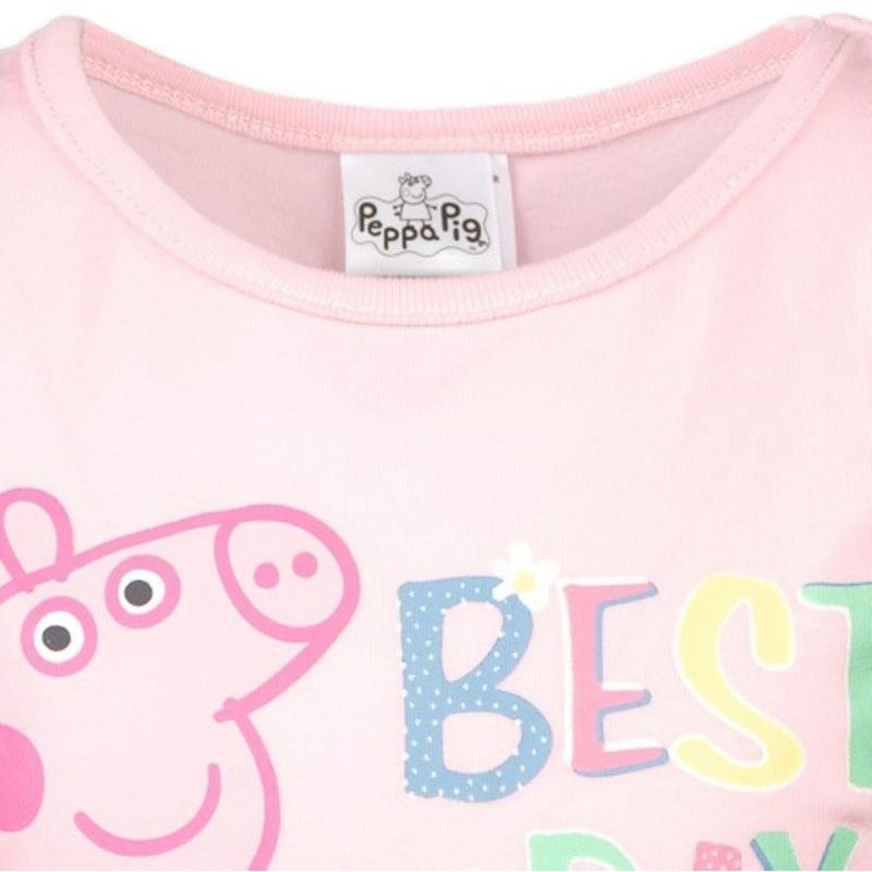 Peppa Pig Girls Short Sleeve Dress Toddler to Little Kid, 6 of 10