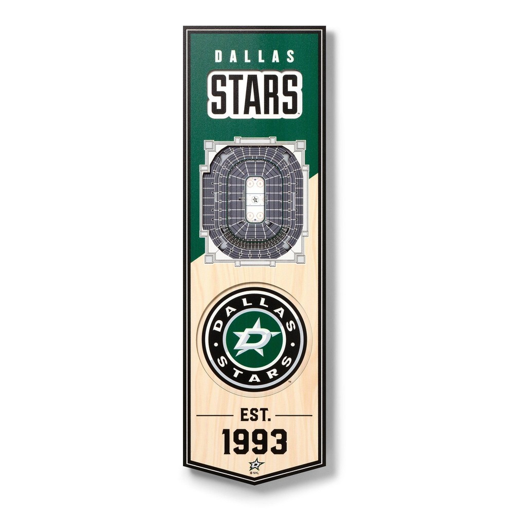 Photos - Other interior and decor NHL Dallas Stars 6"x19" Stadium Banner