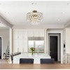 Elegant Lighting Mila 18 inch flush mount in brass - 2 of 4