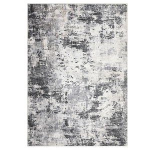 Washable Modern Abstract Large Living Room Rugs, Soft Washable Non Slip Bedroom Carpet for Home Office - 1 of 4