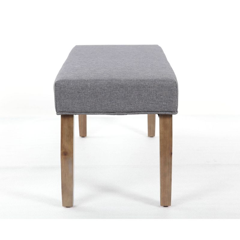 Linen Bench Gray - Boss Office Products, 3 of 4