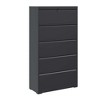 XIYUYEU Modern File Cabinet with Lock,Lateral  Metal Filing Cabinets with 5 Drawers and Anti-Tilt Design,Black/White - 2 of 4