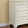 Home Styles Naples Dresser Off White: Hardwood Bedroom Storage, 8-Drawer Vertical Design, Assembly Required - 2 of 4