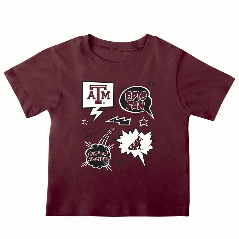 NCAA Texas A&#38;M Aggies Toddler Boys&#39; 2pk T-Shirt, 2 of 4