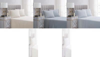 White Queen Cotton Percale Deep Pocket Sheet Set