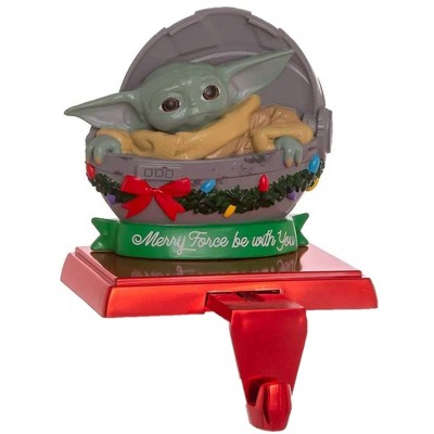 Kurt Adler Star Wars Mandalorian The Child Stocking Holder - Thumbnail 4