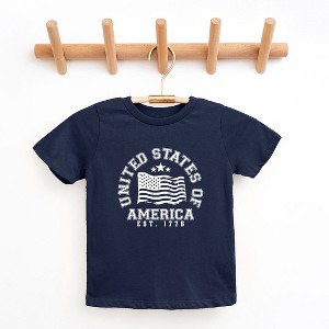 The Juniper Shop USA Flag Circle Toddler Short Sleeve Tee - 1 of 2