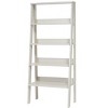 VYNXARIA Modern 5-Tier Ladder Bookshelf - Space-Saving Wood Frame Organizer for Living Rooms and Offices,Gray - 3 of 4