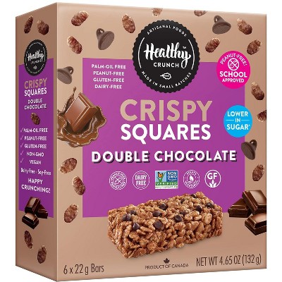 Healthy Crunch Square Crisp Double Chocolate - Case of 6 - 4.68 oz