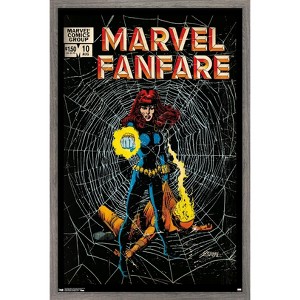 Trends International Marvel Comics - Black Widow - Marvel Fanfare #10 Framed Wall Poster Prints - 1 of 4