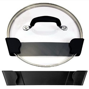 Maplefield Pot Lid Wall Organizers - Stick-On Clips for Pot Lids - Includes Two Sizes 6” and 9” to Fit Most Lids - Pack of Two - 1 of 4