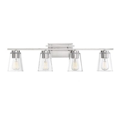 Savoy House Calhoun 4 - Light Vanity in  Satin Nickel