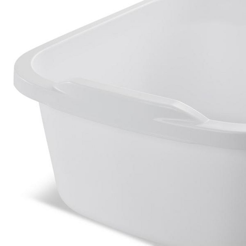 Sterilite Convenient Extra Large Multi-Functional Home Standard Sink Dish Washing Storage Pan, 4 of 7
