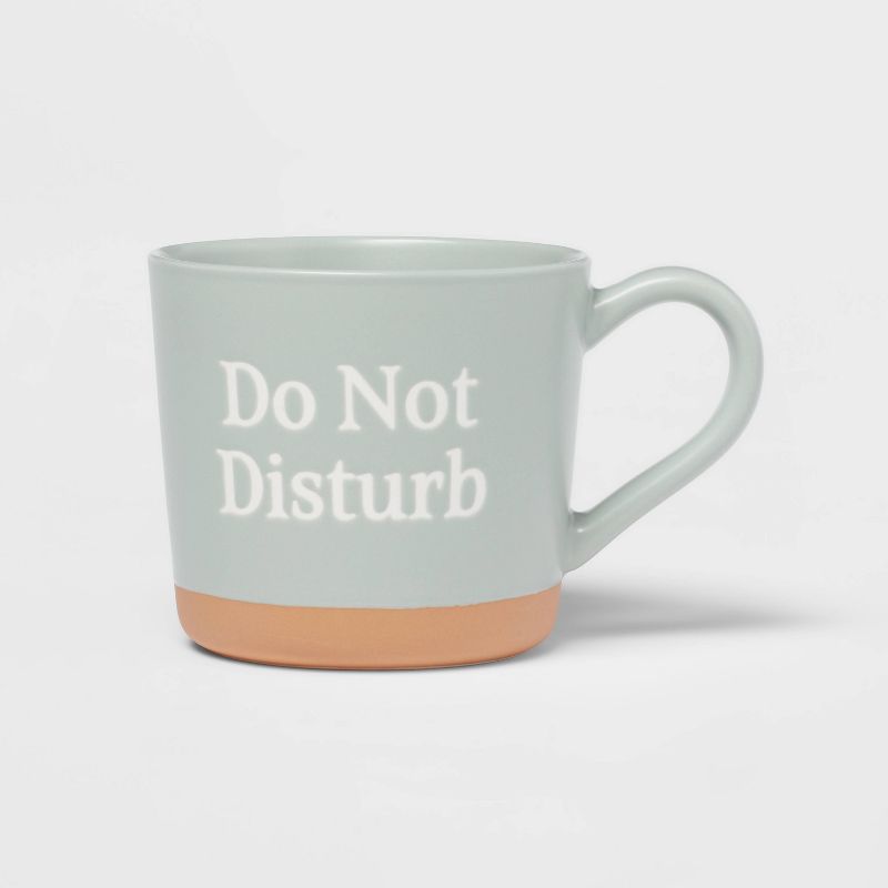 15oz Stoneware Do Not Disturb Mug - Threshold&#8482;, 1 of 10