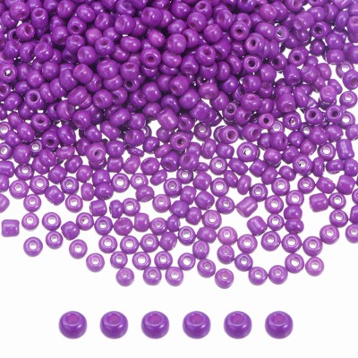 Unique Bargains Loose Craft DIY Earring Necklace Making Glass Round Beads 6000 Pcs