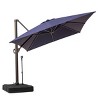Crestlive Products 10'x 13' Patio cantilever Umbrella with Base Set High-strength Aluminum Pole with 360°Rotation 5 Heights Adjustable - 2 of 4