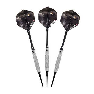 Elkadart Wizard 80% Tungsten Soft Tip Darts with Knurled Barrel, 18 Grams