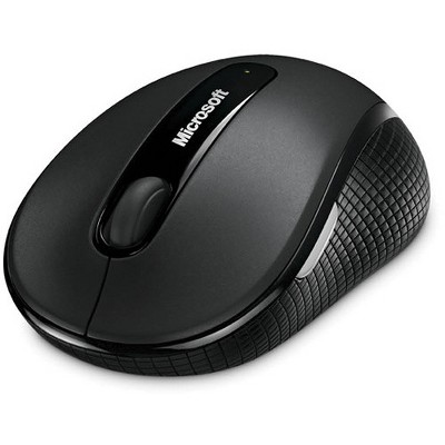 Microsoft 4000 Mouse Black - Wireless - Radio Frequency - 2.40 GHz - 1000 dpi - 4 Button(s)