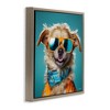 Stupell Industries Hipster Dog Portrait, 18" x 18" - 3 of 4