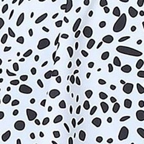 black polka dots