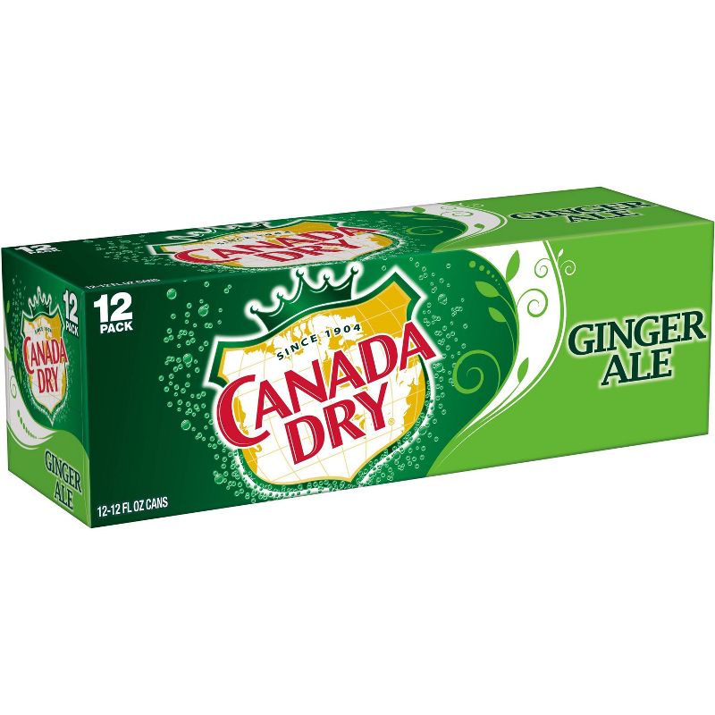 Canada Dry Ginger Ale Soda - 12pk/12 fl oz Cans, 4 of 10