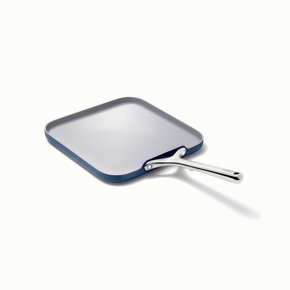 Caraway Home 11.02 Nonstick Square Flat Griddle Fry Pan Navy