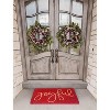 RugSmith White Machine Tufted Joyful Doormat - 2 of 4