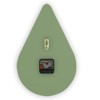 LeisureMod Manchester Modern Rain Drop Design Silent Non-Ticking Wall Clock - 4 of 4
