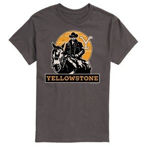 Men's - Yellowstone - Rip Rideing Horseback Short Sleeve Graphic T-Shirt - 1 of 4