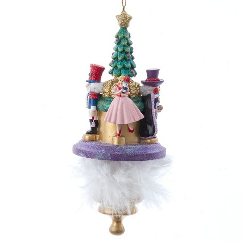 Kurt Adler 6.25-Inch Hollywood Hats Alice Teaparty Ornament