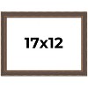 PosterPalooza | Elegant Brown Picture Frame - UV Acrylic, Backing Board, Hanging Hardware Included - 2 of 4