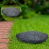 Gardenised Decorative Outdoor Weather-Resistant Artistic Artificial Faux Stone Rock, Garden Patio Granite Grey Fiberglass Stone - 3 of 4