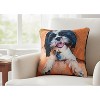 Puppy Dog 18" Pillow – Shih Tzu Baby Design by Manual Woodworkers and Weavers - 2 of 3