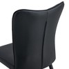 PAGED Modern Minimalist Dining Chairs PU Dining Room Chairs with Metal Legs and High-Density Sponge Seat Cushion for Kitchen - 4 of 4