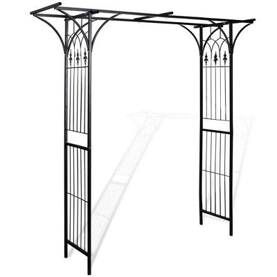 vidaXL Garden Arch Patio Backyard Plant Rose Trellis Archway Arbor Pergola