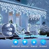 Swtroom 99FT Icicle Lights 1216 LED Christmas Lights 228 Drops White Curtain String Light 8 Modes Twinkling Fairy Lights - 3 of 4