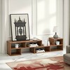 Fortune Candy L-Shaped Adjustable TV Stand for TVs up to 70'', MDF Entertainment Center with Open Shelves for Living Room or Apartment - 3 of 4