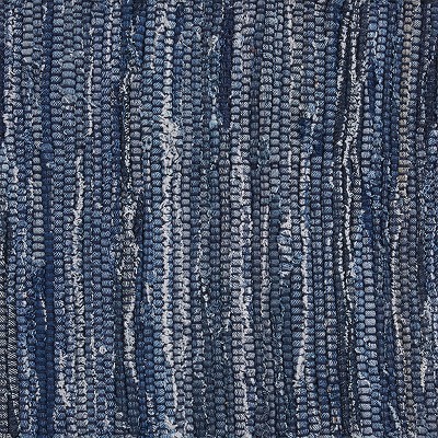 Indigo Blue Handcrafted Cotton Chindi Placemats, Set of 4
