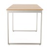 NicBex Dining Table 62.75" Modern Rectangle Dining Table with Metal Frame for Kitchen,Patio, Dining Room - 4 of 4