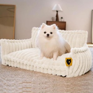 FUNNY FUZZY Dog Bed for Small Dogs - Orthopedic Dog Sofa with Removable Washable Cover and Anti-Slip Bottom - 1 of 1