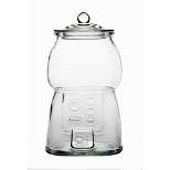 Amici Home Gumball Machine Shaped Glass Candy Jars, Canister with Airtight Lids, Perfect for Weddings, Birthdays and Gift, 42 Oz