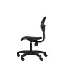 16"-21" Adjustable Height Polyurethane Task Office Chair Black- Hampden Furnishings: Ergonomic, Unupholstered, Steel Frame - image 4 of 4