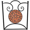 vidaXL Folding Bistro Chairs 2 Pcs Outdoor Garden Chair Furniture Ceramic - Brown - 4 of 4