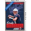 Trends International NFL New England Patriots - Drake Maye 25 Framed Wall Poster Prints - 3 of 4