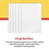 School Smart Folding Bristol Board, 24 x 36 Inches, White, Pack of 100 - 3 of 4